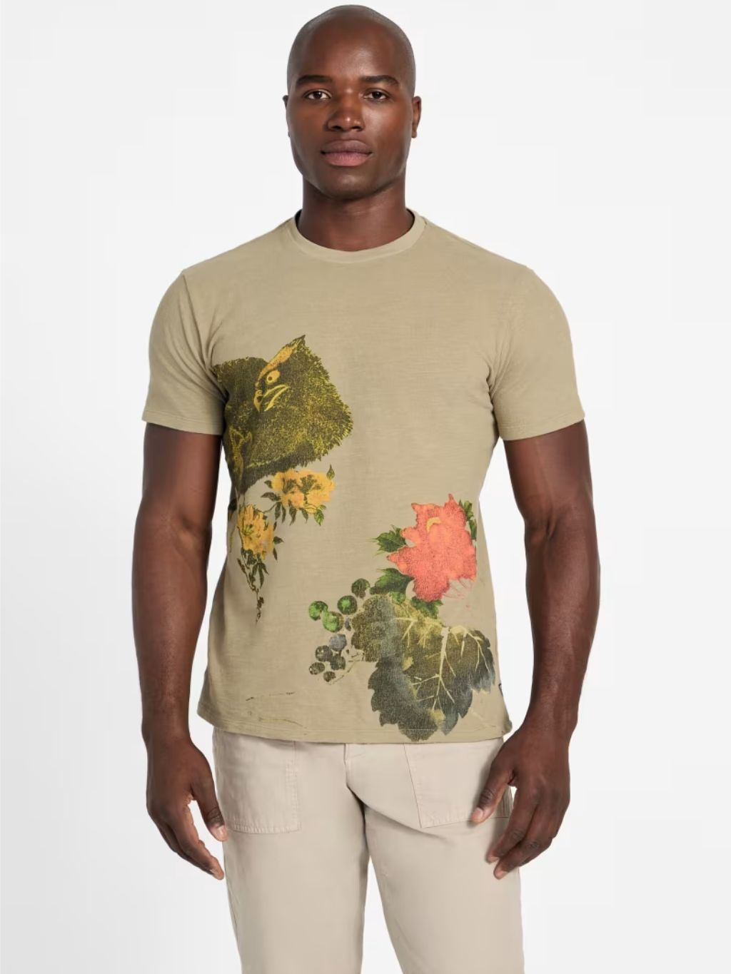 Tricou Crafted Flower, multicolor